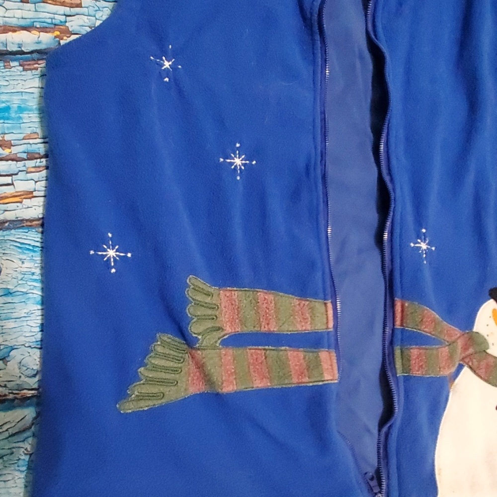 Snowman Ugly Christmas Vest L - Picture 3 of 6